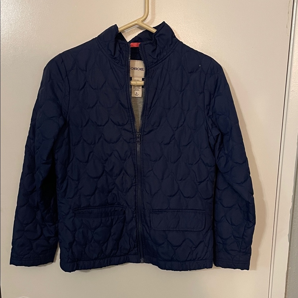 Cherokee Kids' Dark Blue Quilted Puffer Jacket